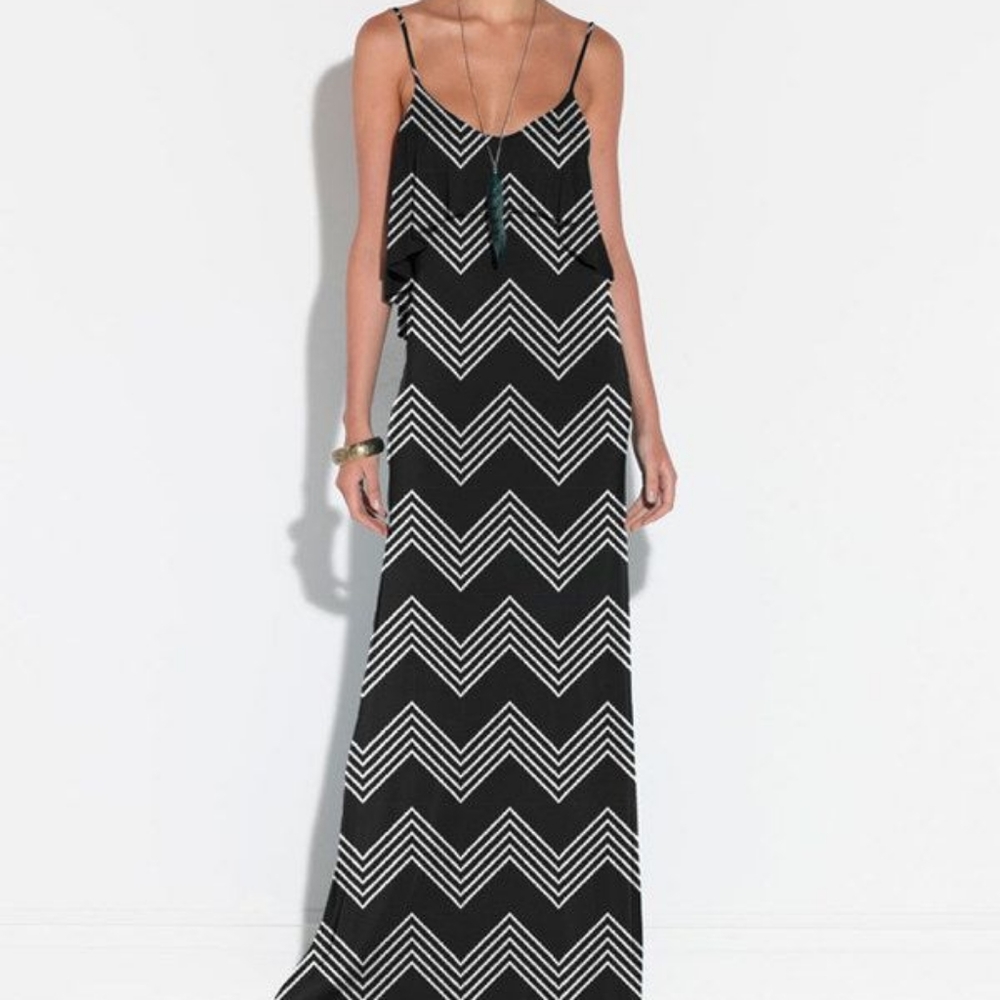NWT Tart Collection zig zag maxi dress